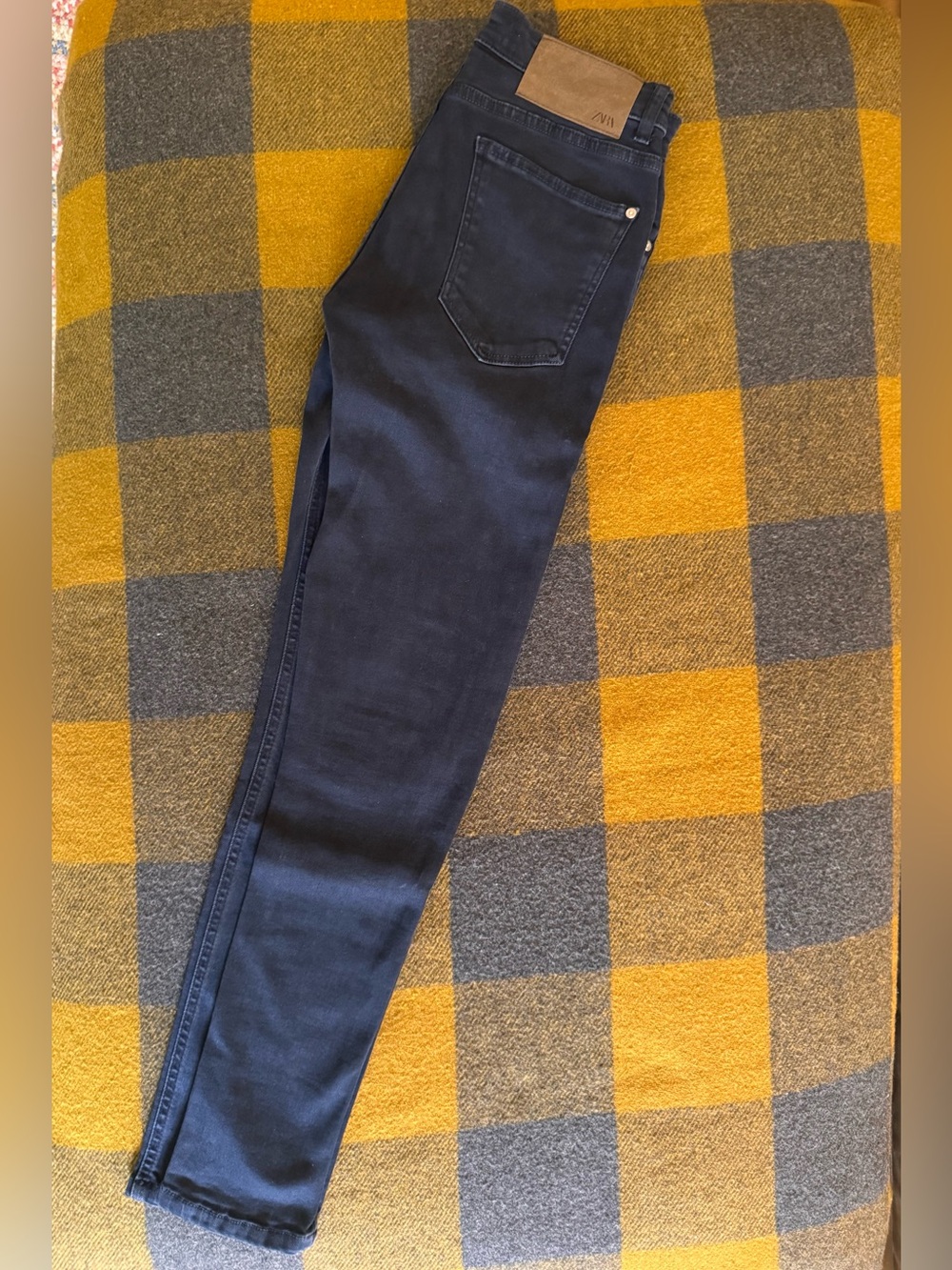 Zara Navy Skinny Jeans for Men 30x32.